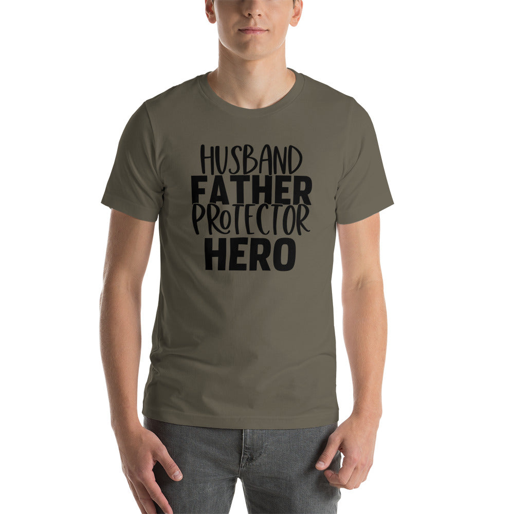 Husband Father Protector Hero Unisex t-shirt