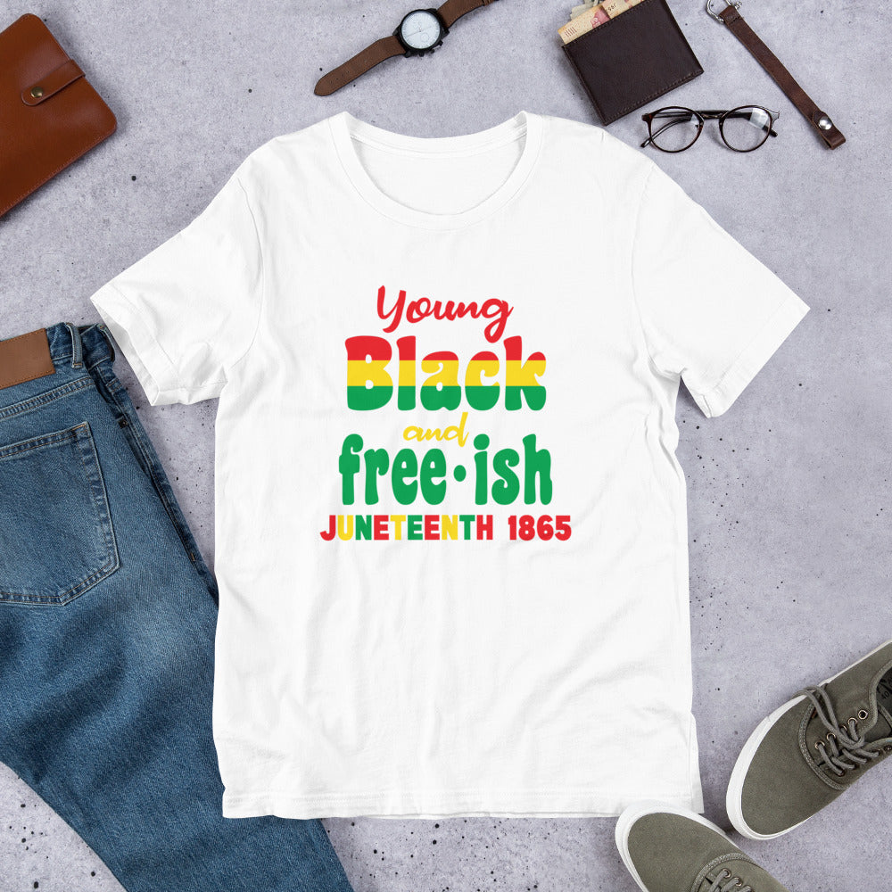 Young Black and Freeish Unisex t-shirt