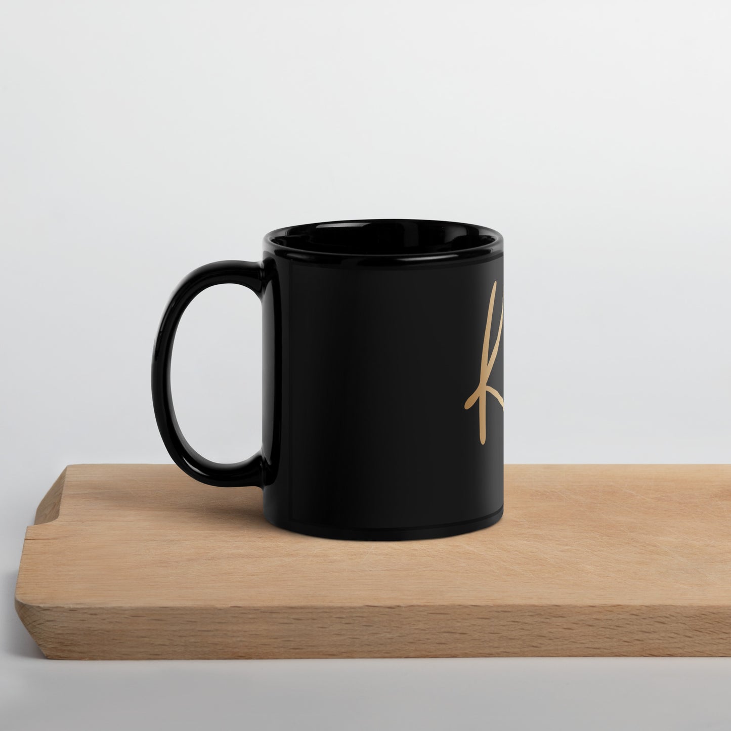 King Black Glossy Mug