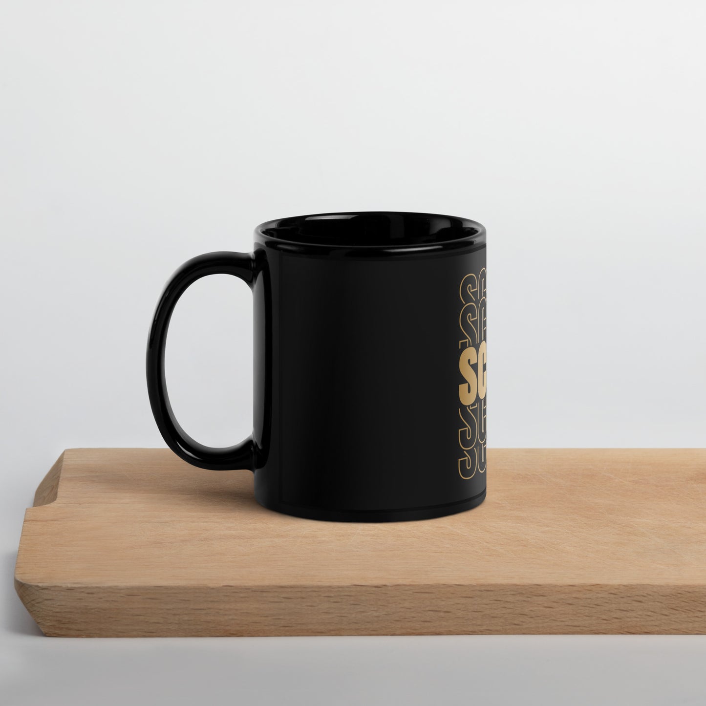 Scorpio Black Glossy Mug