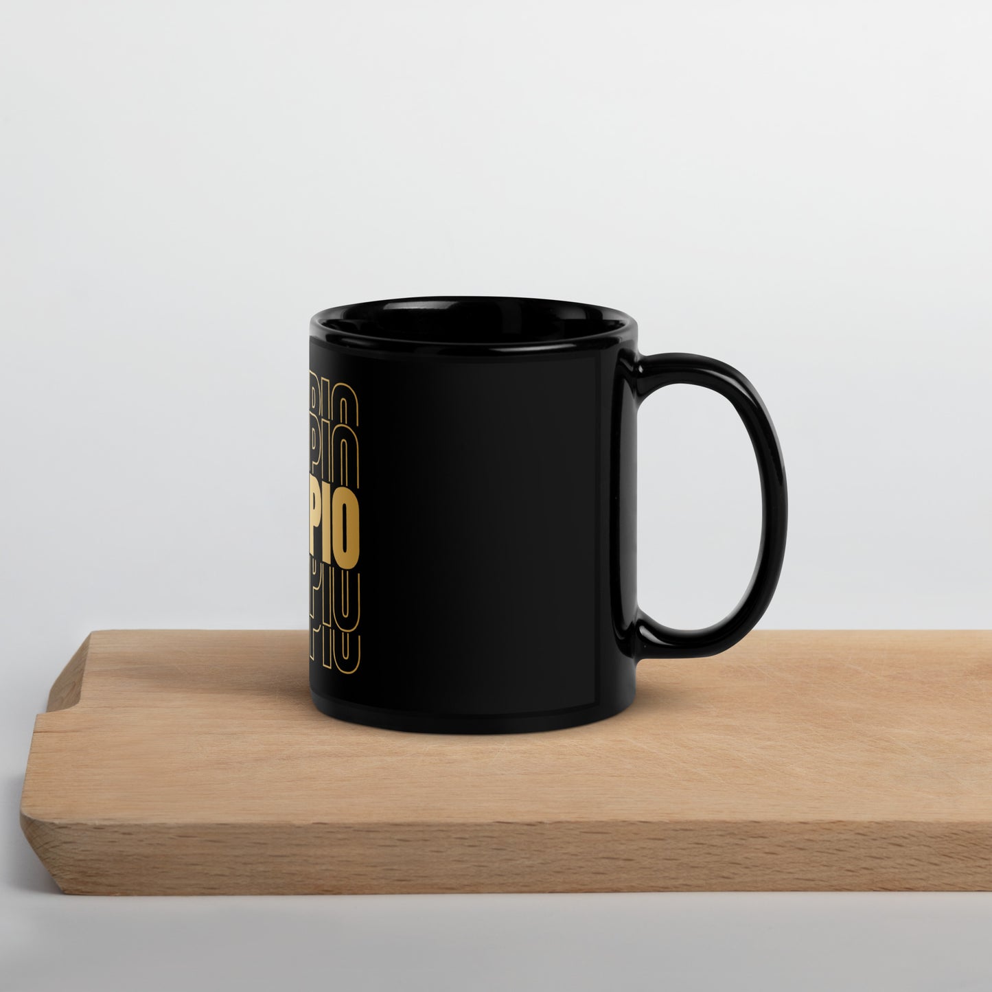 Scorpio Black Glossy Mug