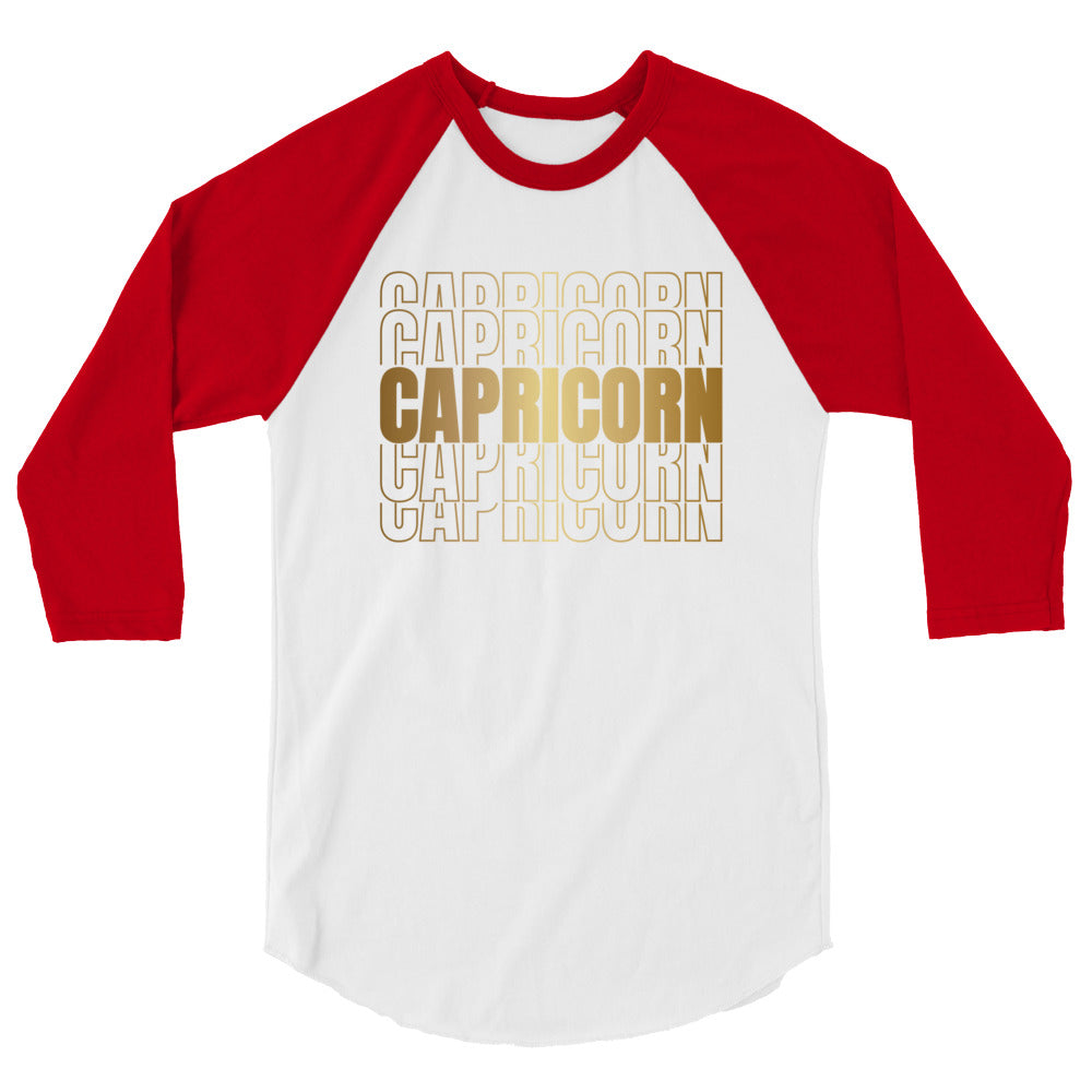 Capricorn 3/4 sleeve raglan shirt