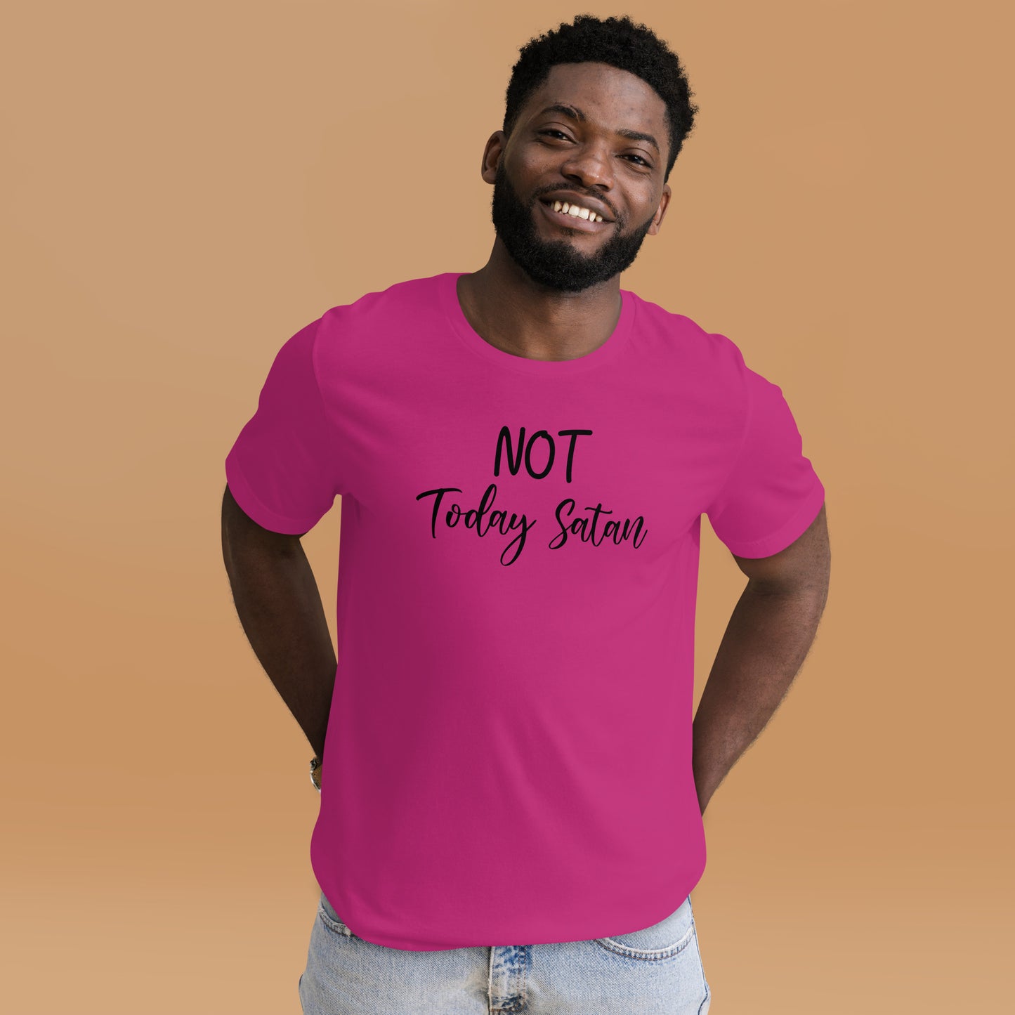 Not Today Satan Unisex t-shirt