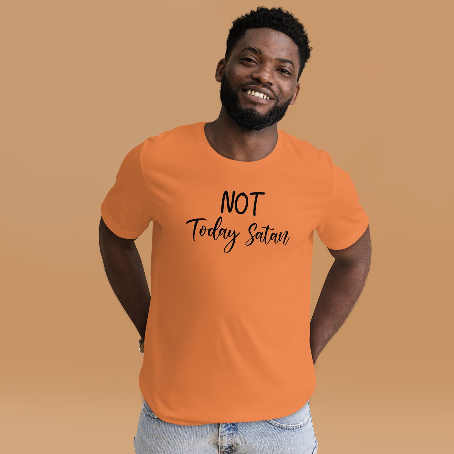 Not Today Satan Unisex t-shirt