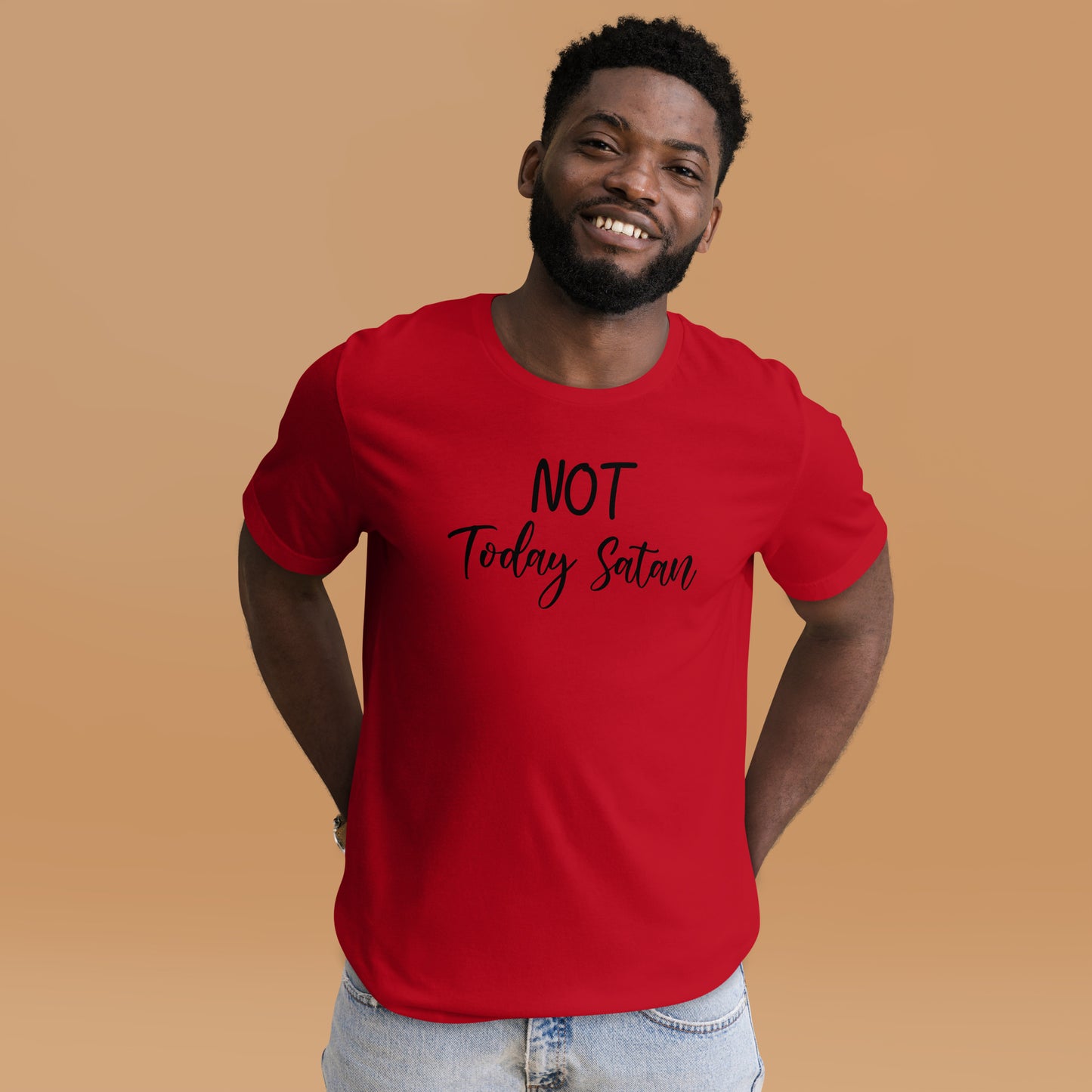 Not Today Satan Unisex t-shirt