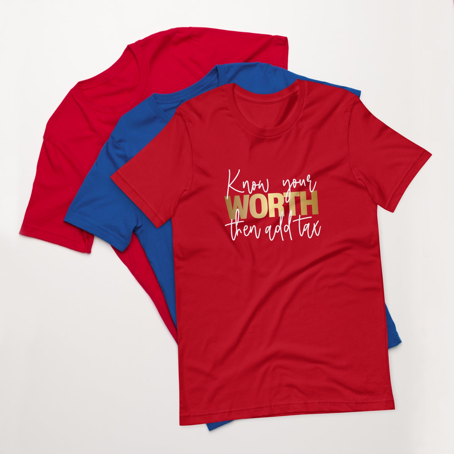 Know Your Worth Unisex t-shirt