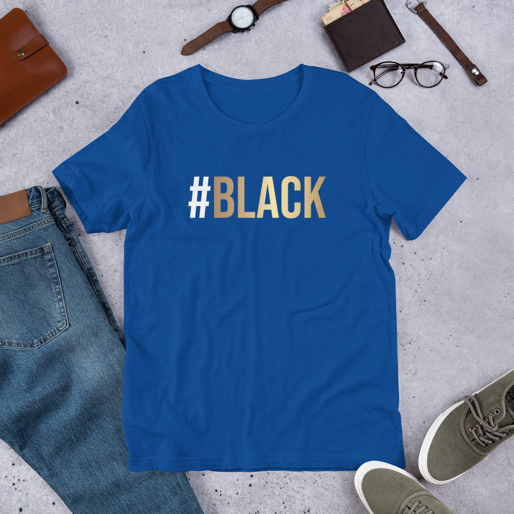 #Black Unisex t-shirt