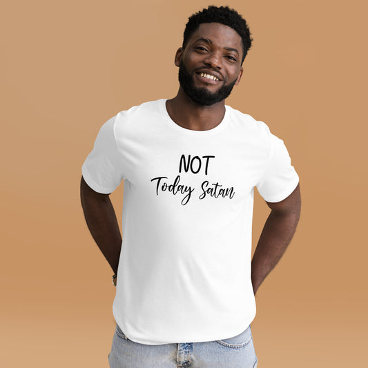 Not Today Satan Unisex t-shirt