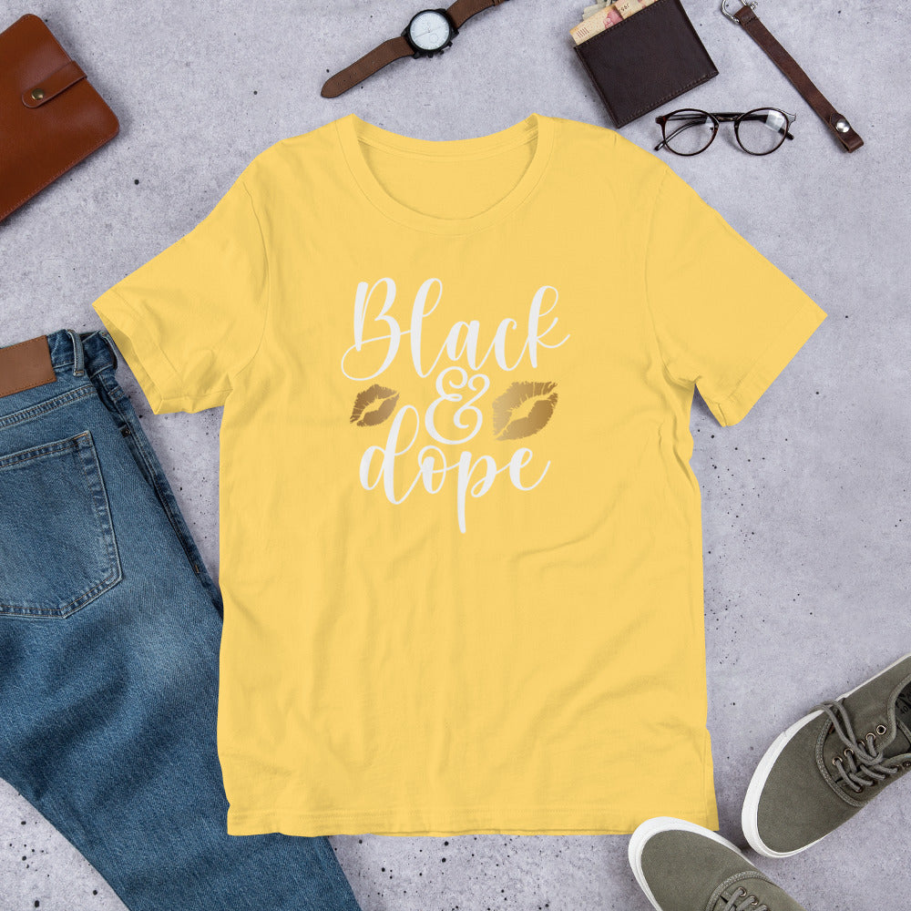 Black and Dope Unisex t-shirt