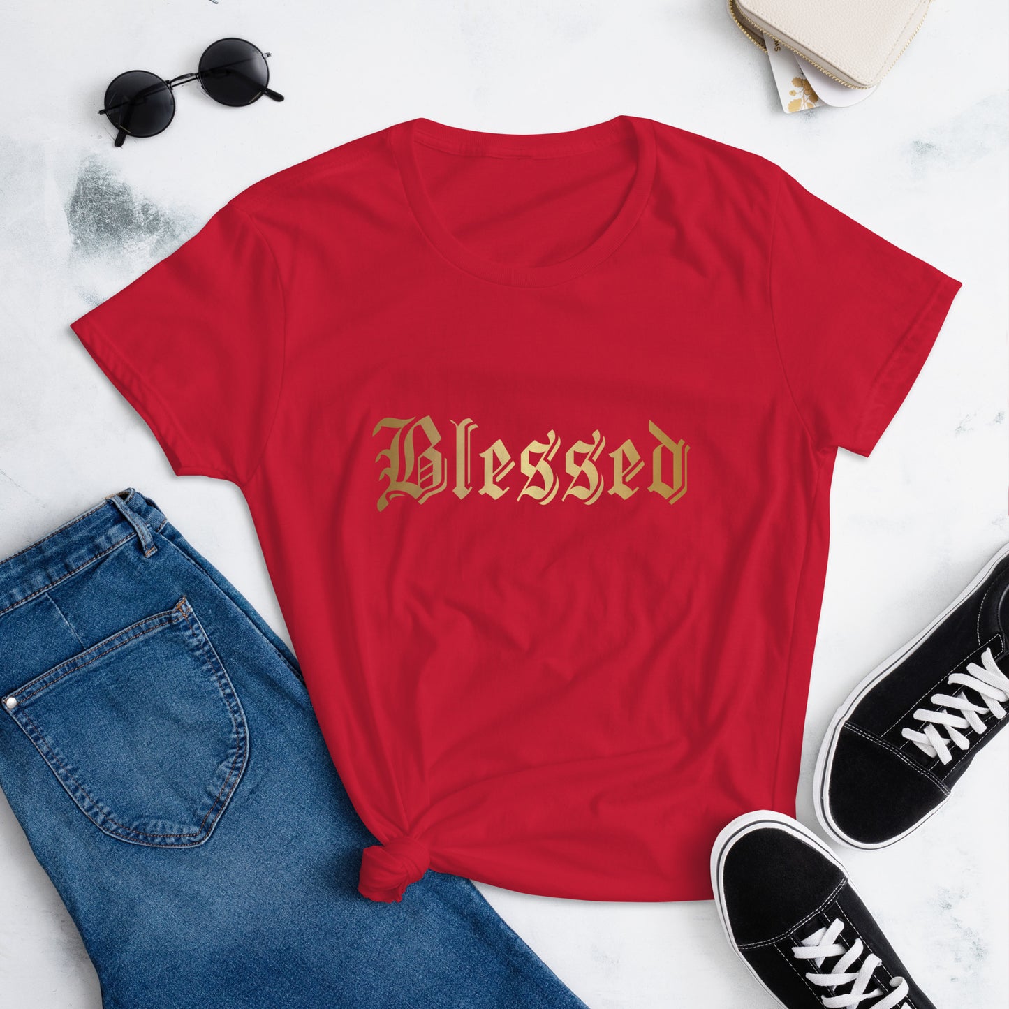 Blessed Women's short sleeve t-shirt